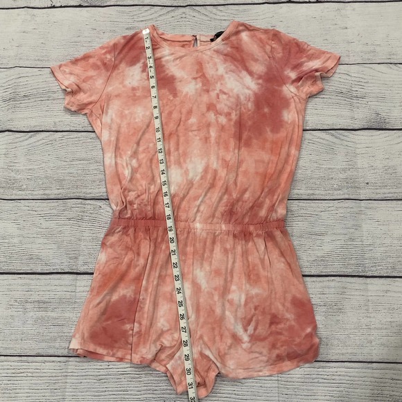 Forever 21 sz M Pink Tie Dye knit Romper - Picture 7 of 8
